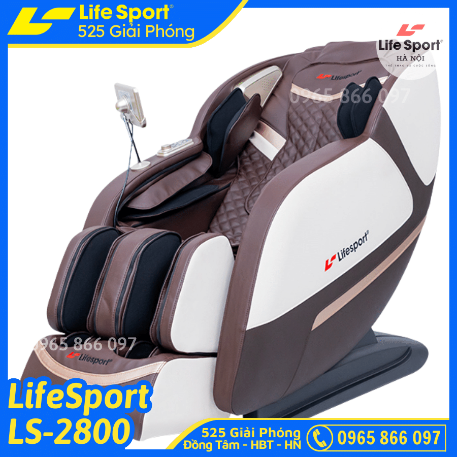 LifeSport LS-2800Plus Ghế Massage Toàn Thân Công Nghệ Cao - Ghế Matxa Toàn Thân Cao Cấp Kèm Màn Hình Cảm Ứng, Ghế Massage Toàn Thân Cao Cấp, Ghế Matxa Toàn Thân, Máy Massage Toàn Thân, Máy Matxa Toàn Thân