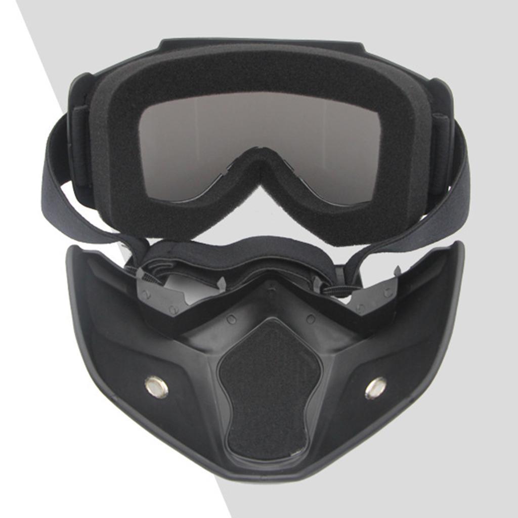 2- Motocross Goggles Bike Anti Fog Windproof Dustproof Glasses