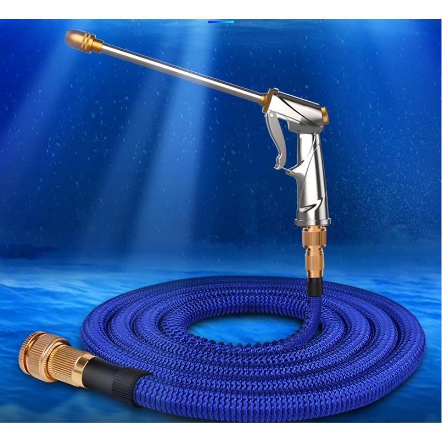 Vòi xịt rửa xe tăng áp bằng Đồng cao cấp 15m dây  - Home and Garden