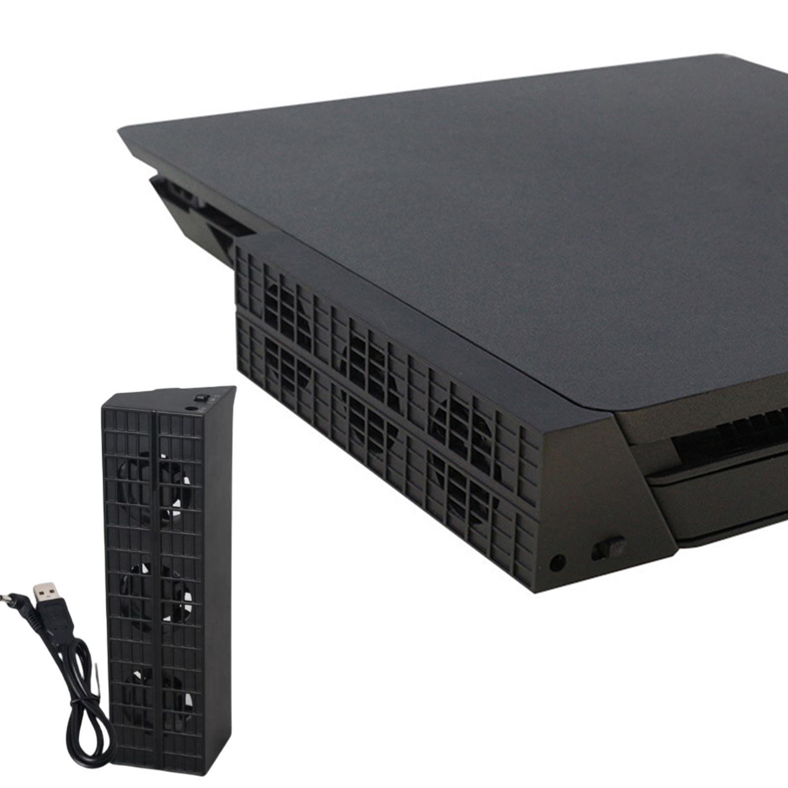 Slim Cooling Fan Cooler for Ps4 PS4 Clip-on 3 Fan Tool-Free USB