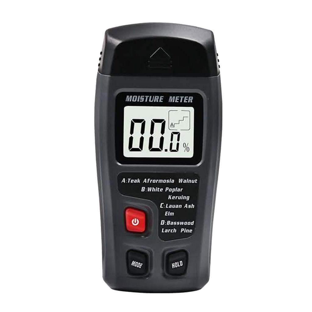 Digital Wood Moisture Meter Damp Meter 0-99% Wood Humidity Tester Detector