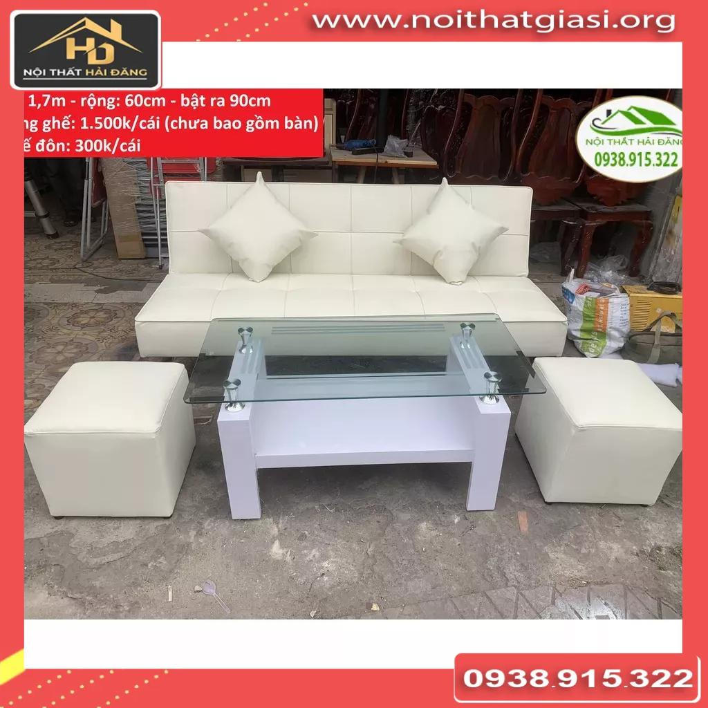 Ghế sofa giường nằm bọc da