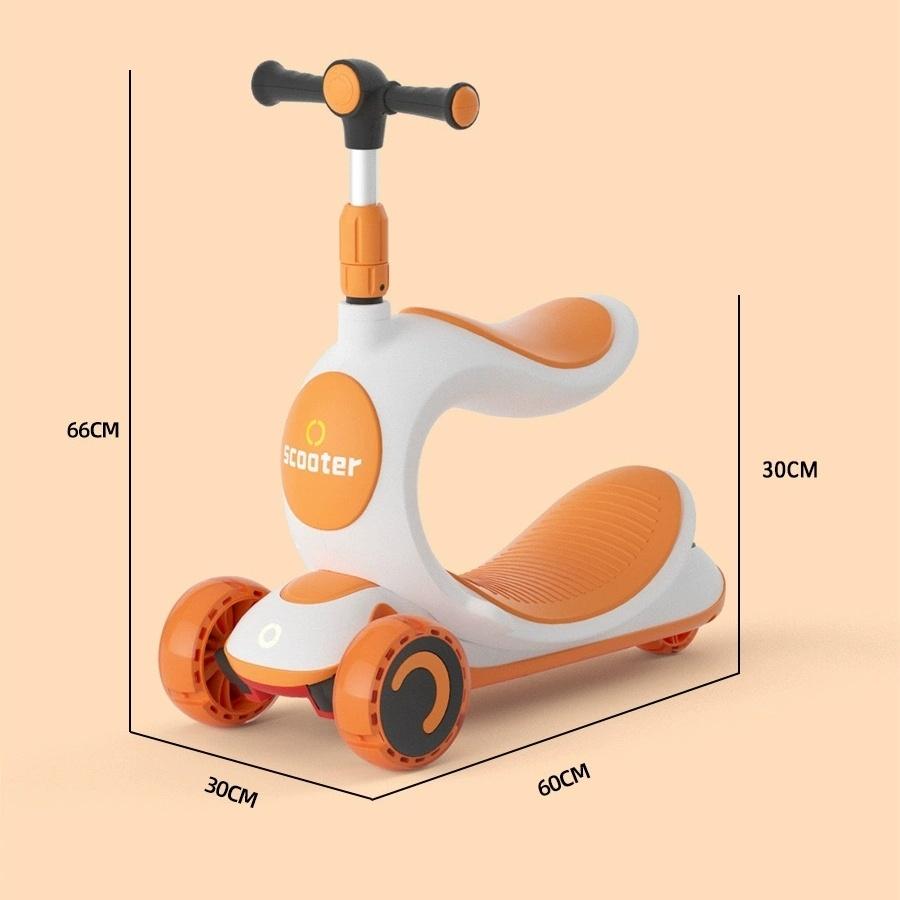 (Loại đẹp)Xe scooter xe trượt xe chòi chân bập bênh đa năng 3in1 cho bé xe chòi