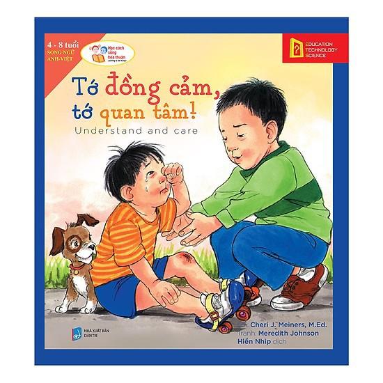 Sách song ngữ học cách sống hòa thuận-Tớ đồng cảm tớ quan tâm