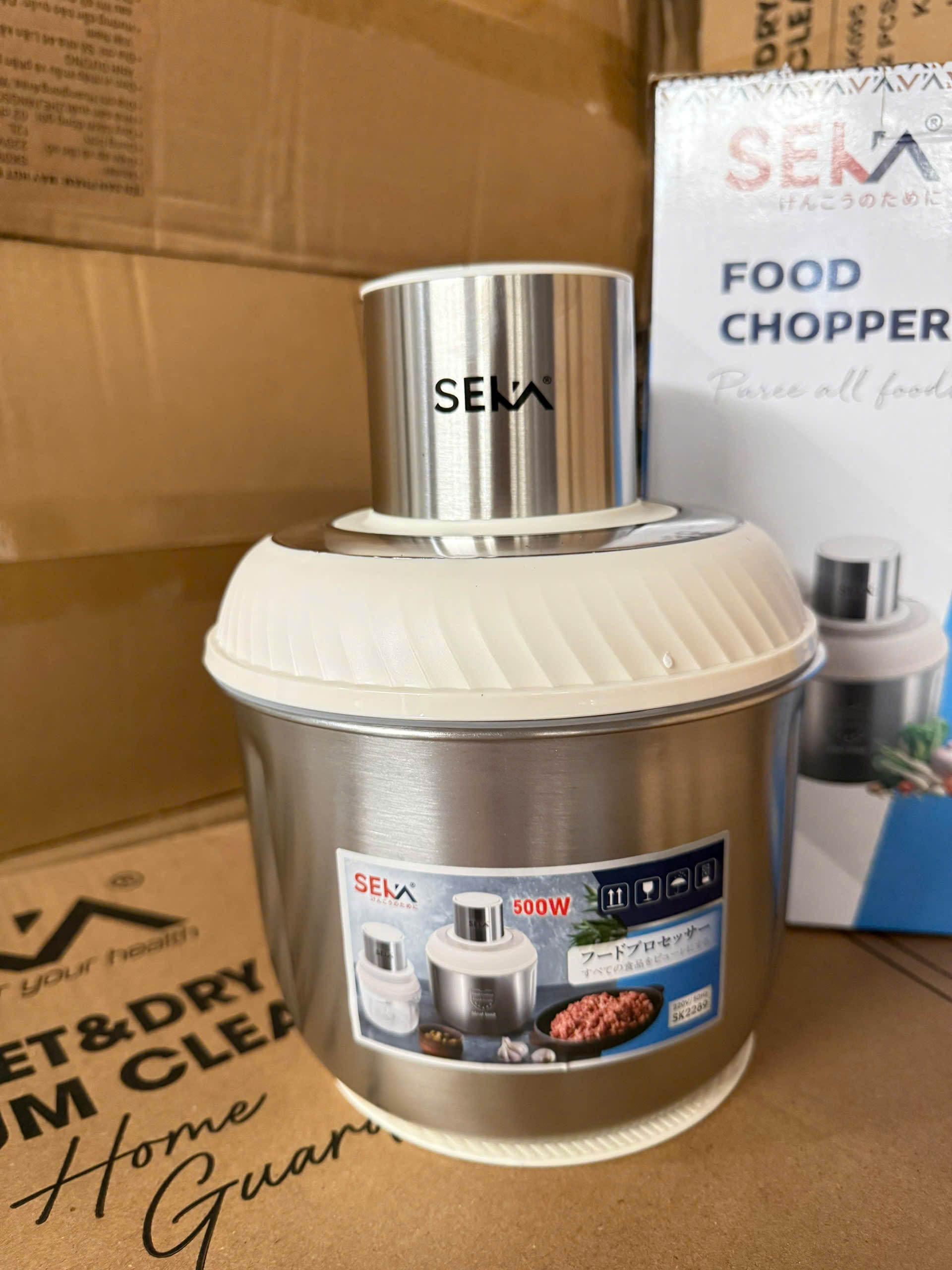 (Phiên Bản Mới) Máy Xay Thịt Đa Năng SEKA SK2289 (SK2287) Cối inox 2L Thủy Tinh 0.6L - Hàng Chính Hãng Bảo Hành 2 Năm