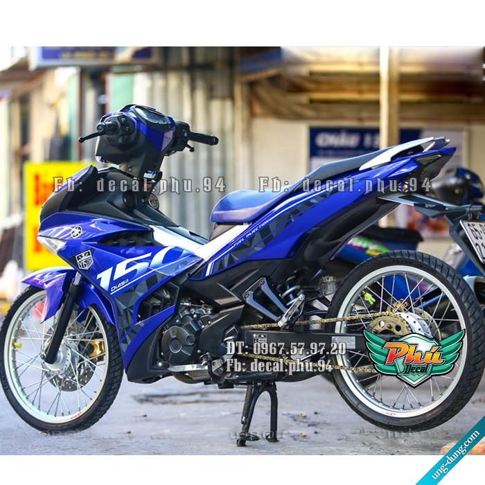 Tem rời EX 150 Y15 xanh GP