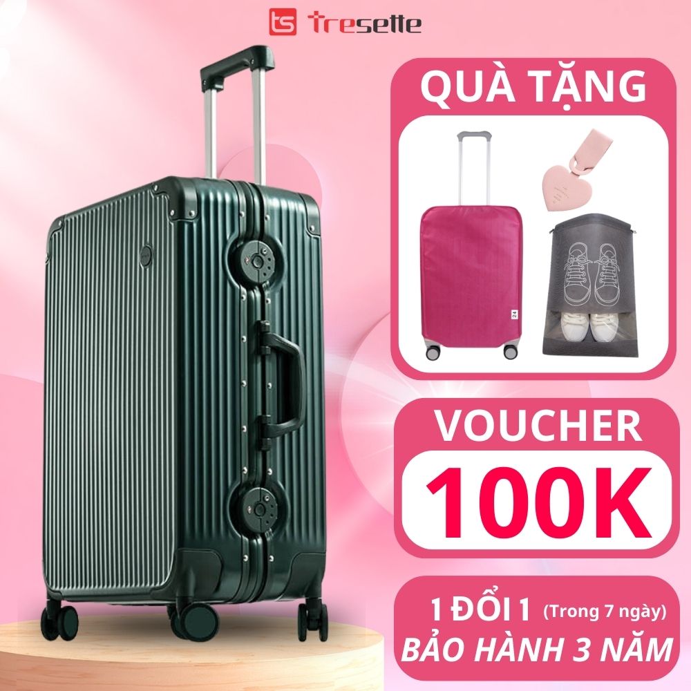 BFQ2ST500KTL: giảm 8% cho đơn từ 500K [SIZE 20 INCH] Vali khóa sập du lịch Tresette Cao Cấp nhập khẩu Hàn Quốc 9279