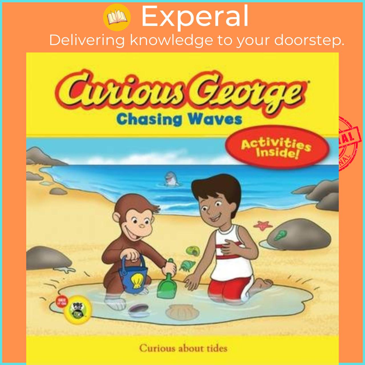 Sách - Curious George Chasing Waves by H. A. Rey (US edition, paperback)