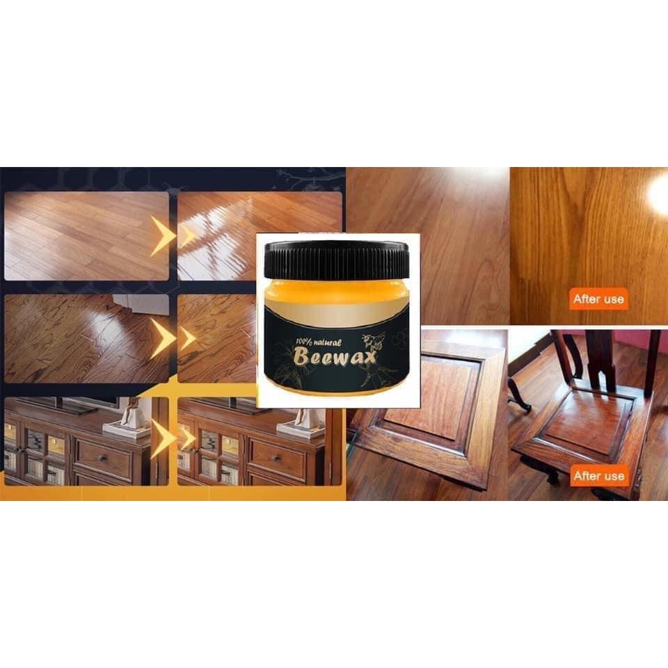 LAU SÀN GỖ, ĐÁNH BÓNG ĐỒ GỖ SÁP ONG BEEWAX SIÊU HOT