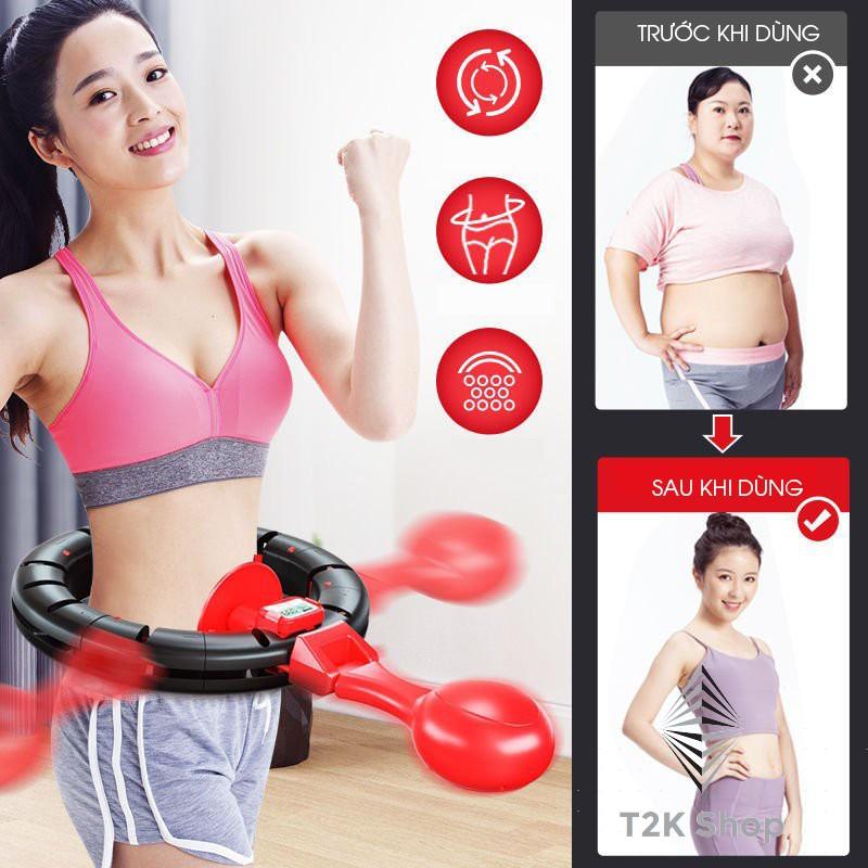 Vòng lắc eo bụng thông minh Hula Hoop đa năng giảm eo thon gọn - T2K Shop