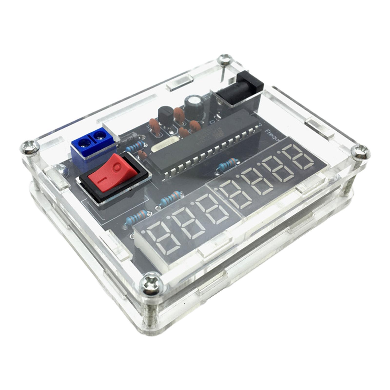 Frequency Tester 0.000 001Hz Resolution with Acrylic Case Oscillator Tester