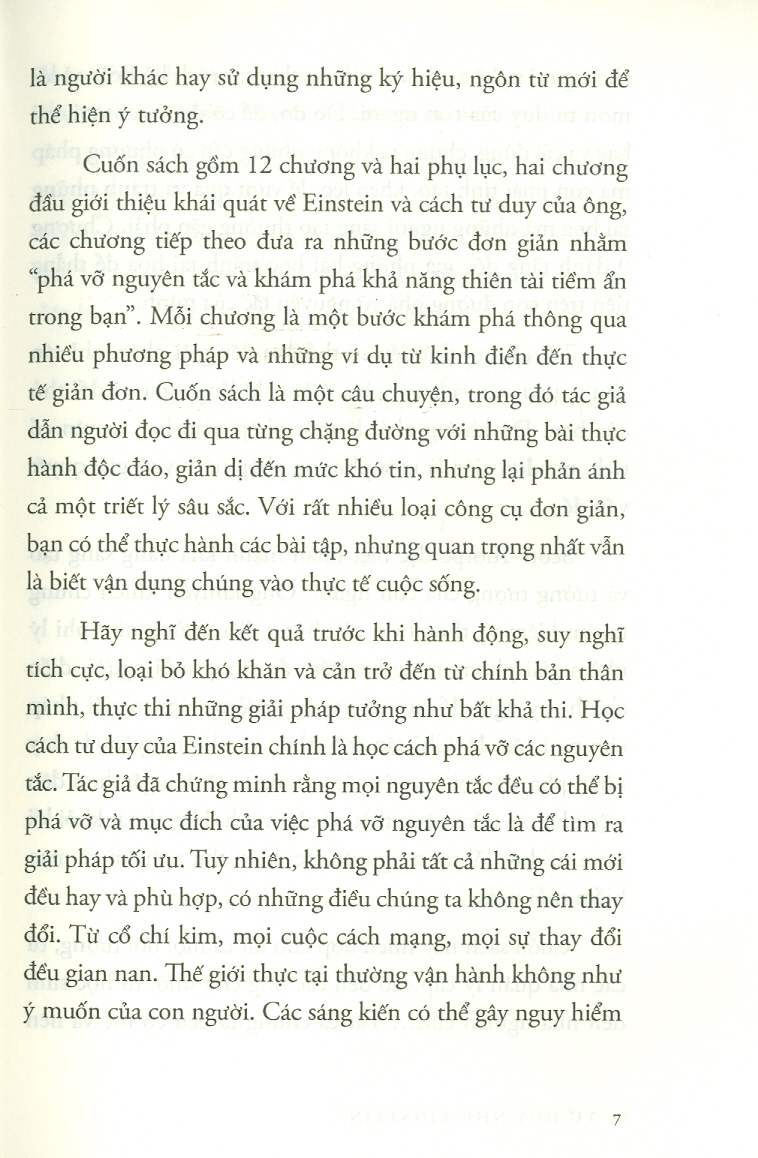 Tư Duy Như Einstein - Các Phương Pháp Đơn Giản Để Phá Vỡ Nguyên Tắc Và Khám Phá Khả Năng Thiên Tài tiềm Ẩn Trong Bạn (Tái bản 2022 theo phiên bản cập nhật mới nhất)