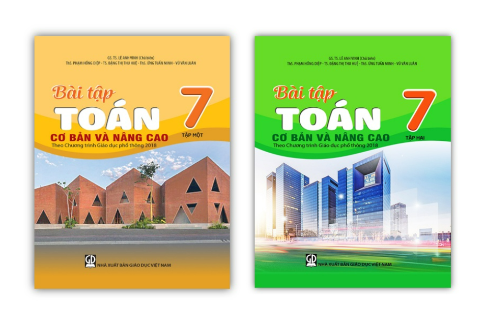 Ách - Combo Bài tập Toán 7 tập 1 + tập 2 cơ bản và nâng cao