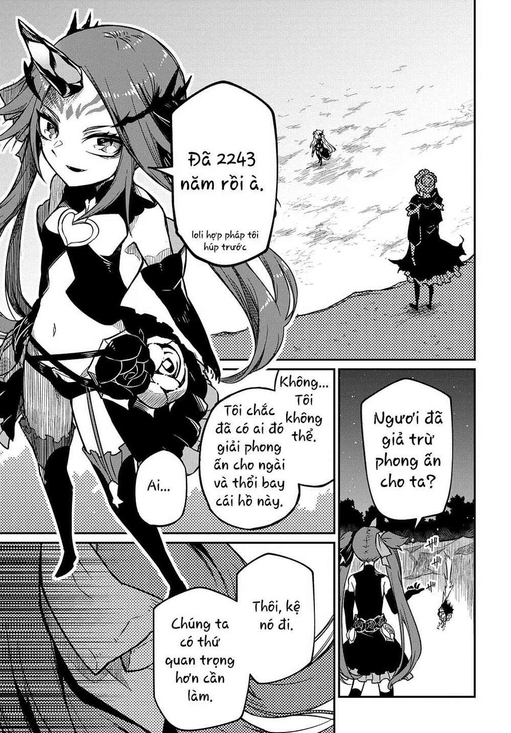 Neta Chara Tensei Toka Anmarida! Chapter 5: Cho QUỶ KIẾM nằm đất! Và một quỷ vương loli xuất hiện? - Trang 49