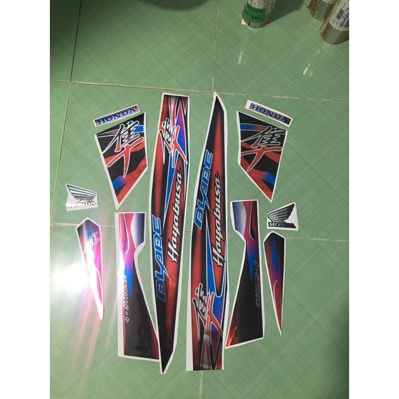 Tem blade đỏ đen hayabusa