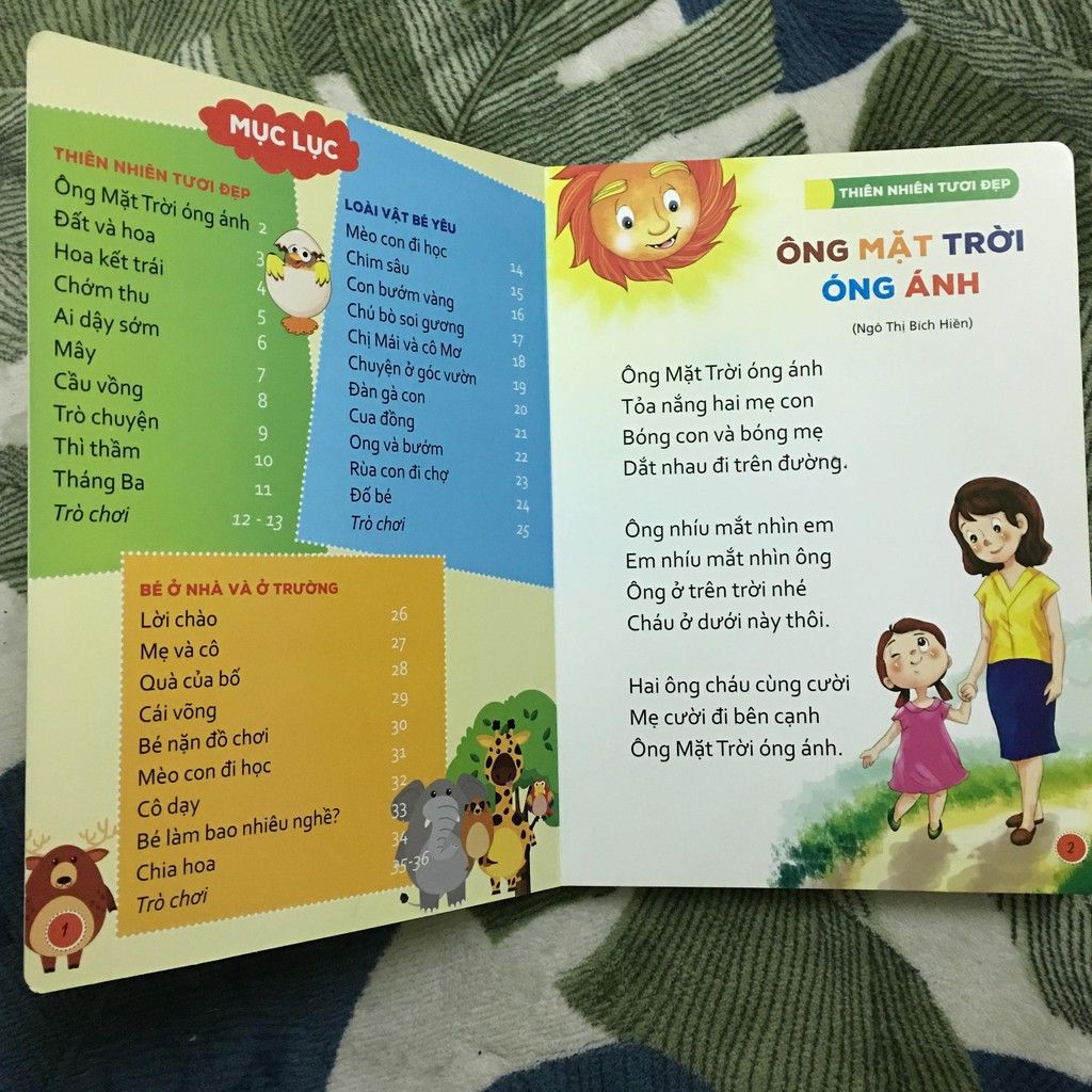 Sách - Thơ cho bé tập nói (bìa cứng)