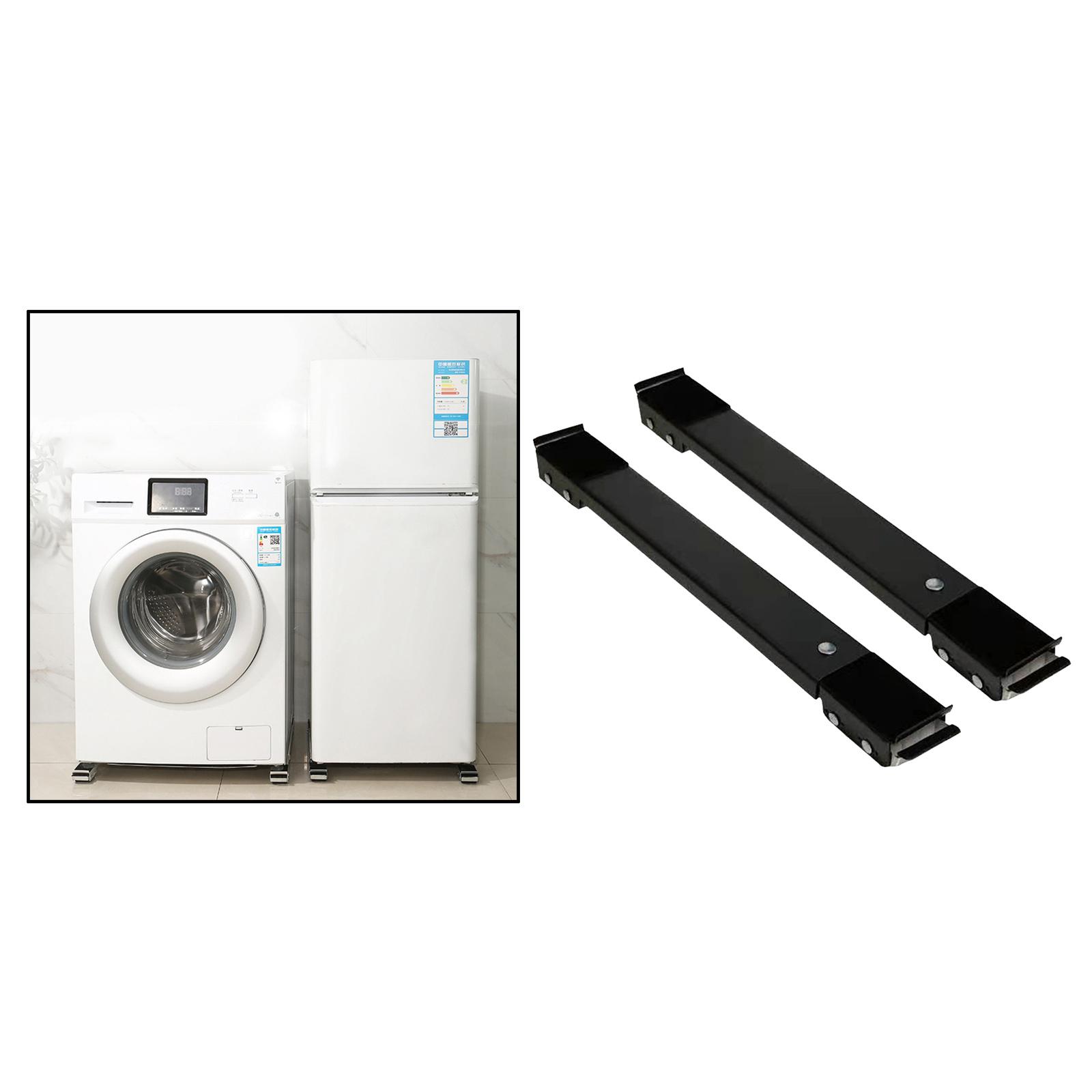 2Pcs Drum Washing Machine Refrigerator Mobile Base Stand Brackets