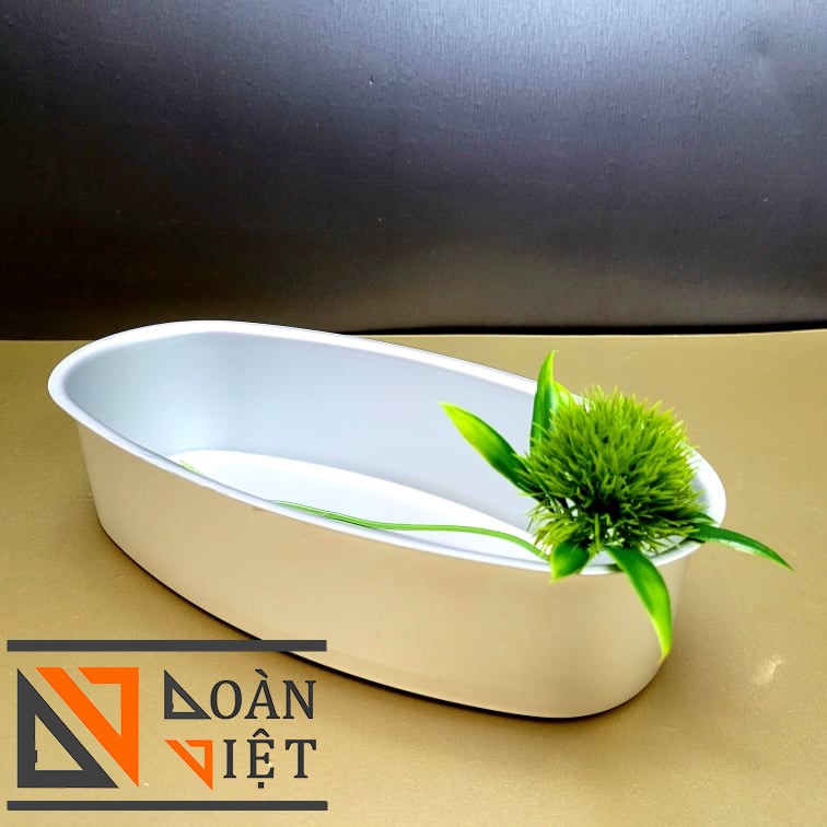 Khuôn Bánh Mì Hoa Cúc Oval - Đúc Nguyên Khối khuôn dày. Khuôn lớn 22,5cm. Dụng Cụ Làm Bánh, khuôn bánh nướng hấp TRUYỀN THỐNG bánh bông lan, bánh mì, bánh bò, bánh da lợn, rau câu, nhấn xôi, chứa đựng bảo vệ thực phẩm