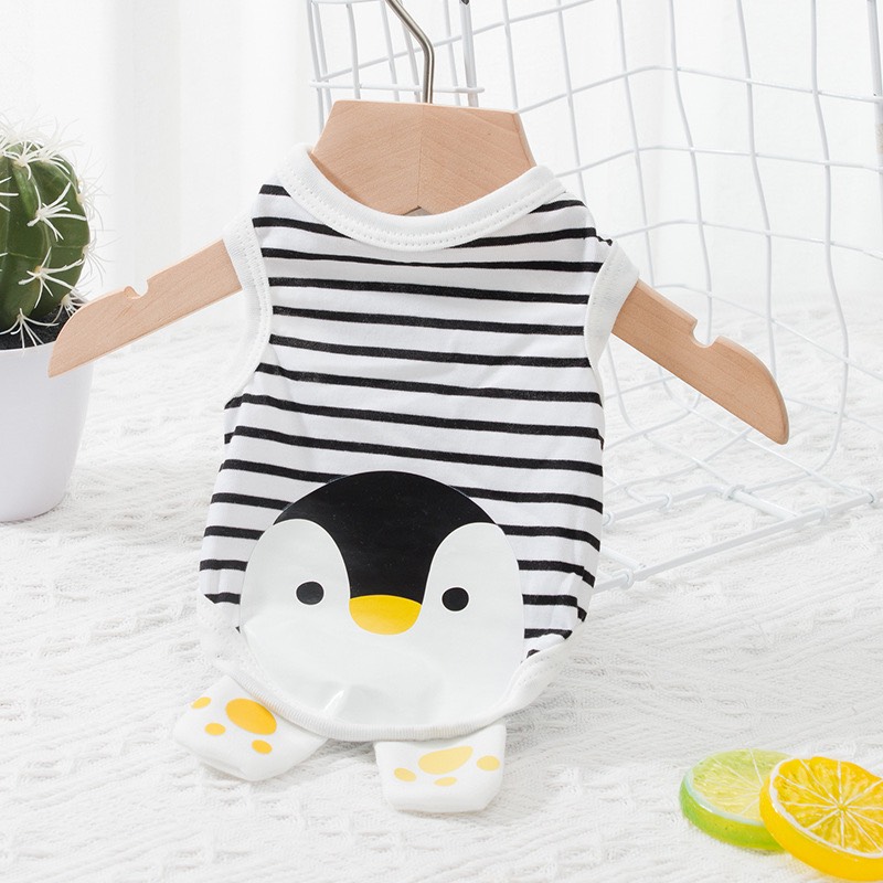Áo ba lỗ con vịt cho thú cưng dễ thương