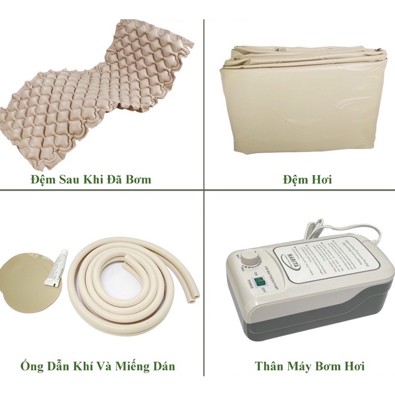 Đệm Chống Loét, Đệm Hơi Chống Loét Narita - At2018 Công Nghệ Nhật Bản - Hàng chính hãng
