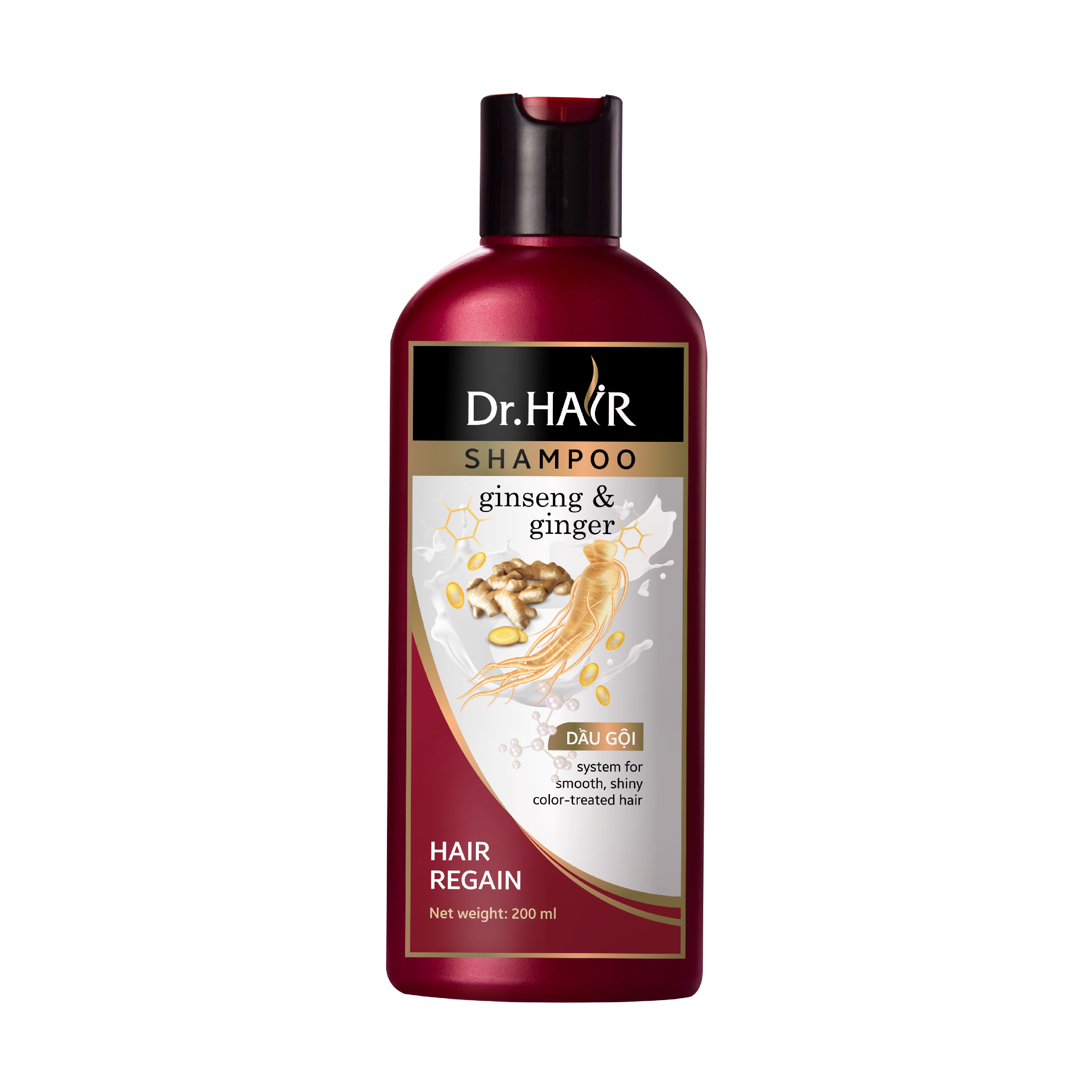 Dầu gội Dr.Hair ngăn ngừa rụng tóc, chiết xuất nhân sâm gừng 200ml