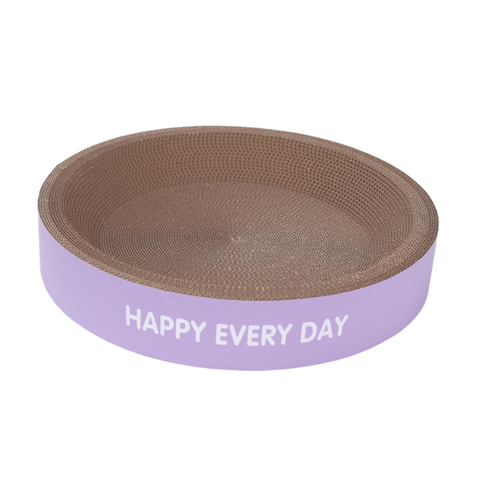 Cat Scratcher Cardboard, Cat Scratch Pad Bowl, Pet Scratcher Nest Sofa Furniture Protector Cat Scratching Board Corrugated for Kitten Playing