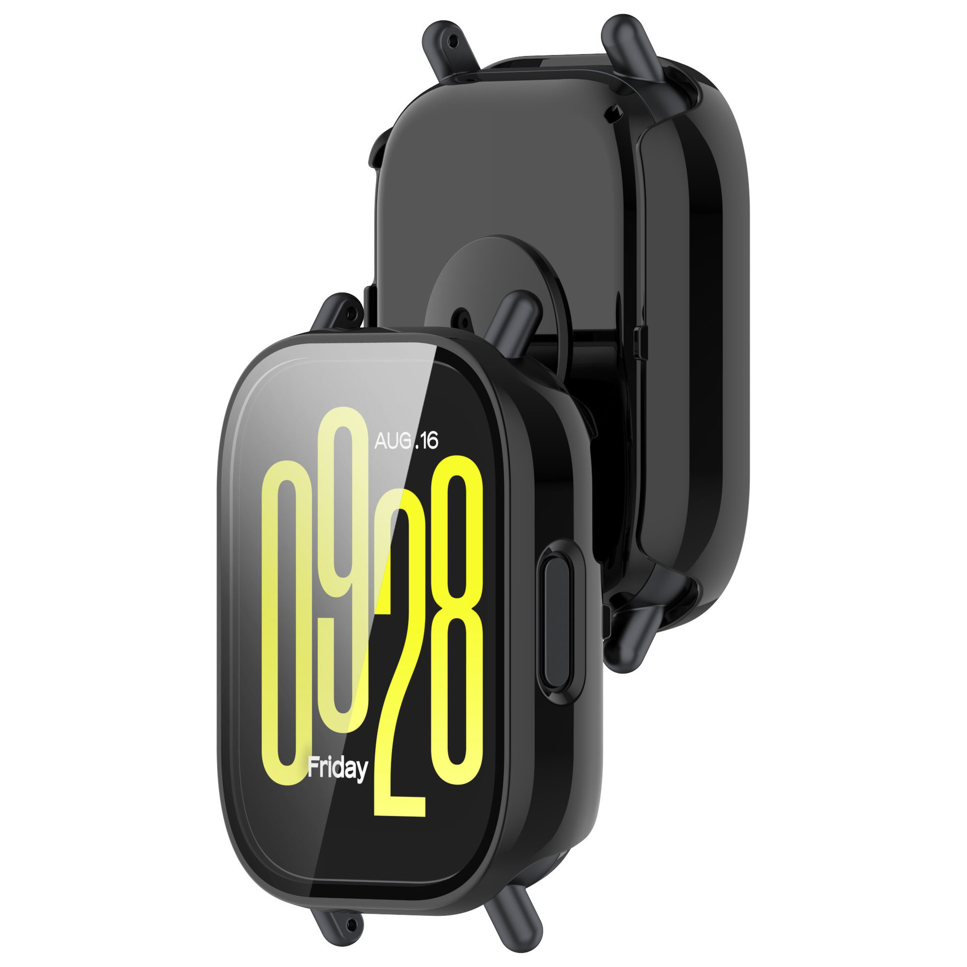 Ốp Case PC Mặt Kính Cường Lực chống va đập cho Xiaomi Redmi Watch 5 Lite / Redmi Watch 5 Active - Hàng Chính Hãng