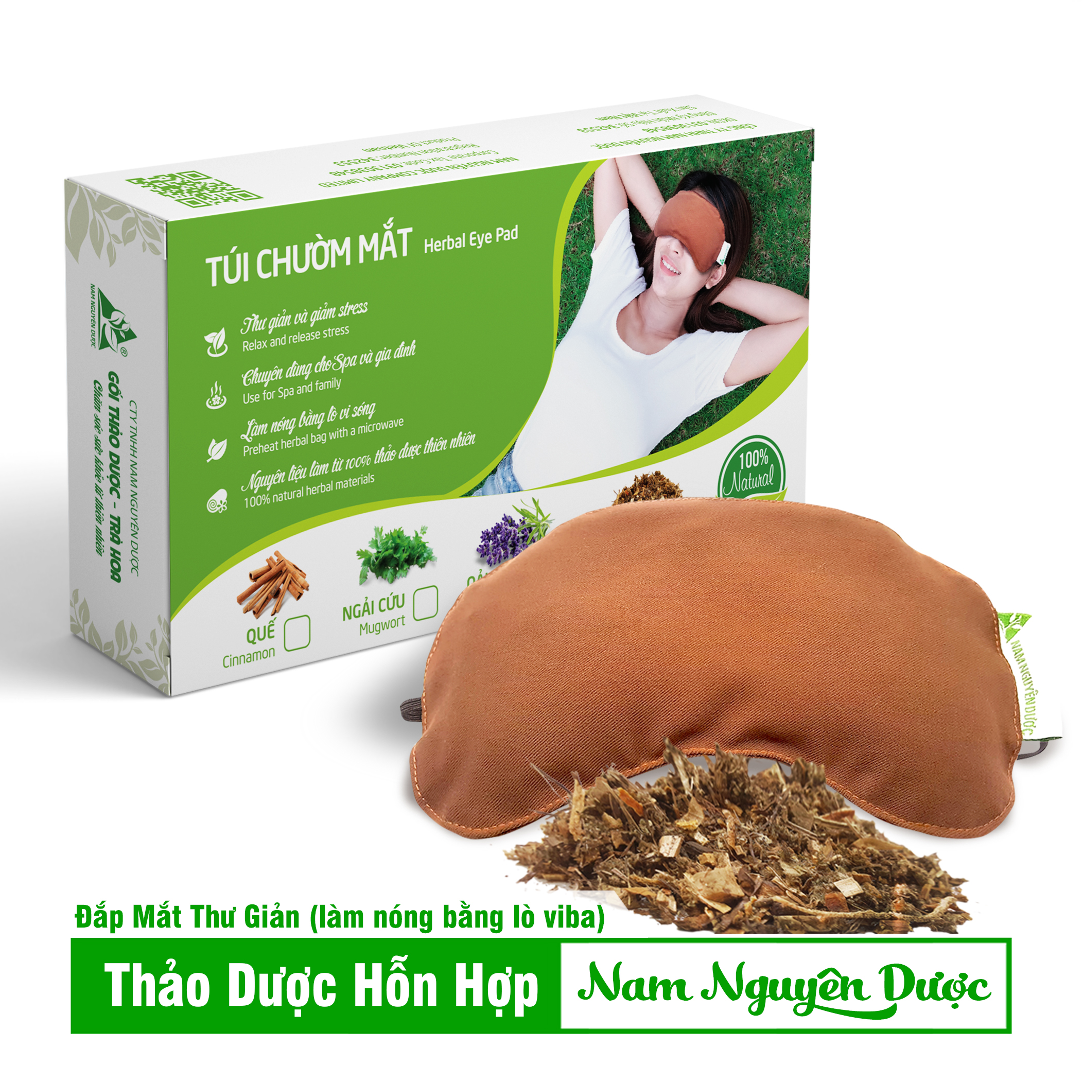 Túi Chườm Mắt Thảo Dược HỖN HỢP - Nam Nguyên Dược