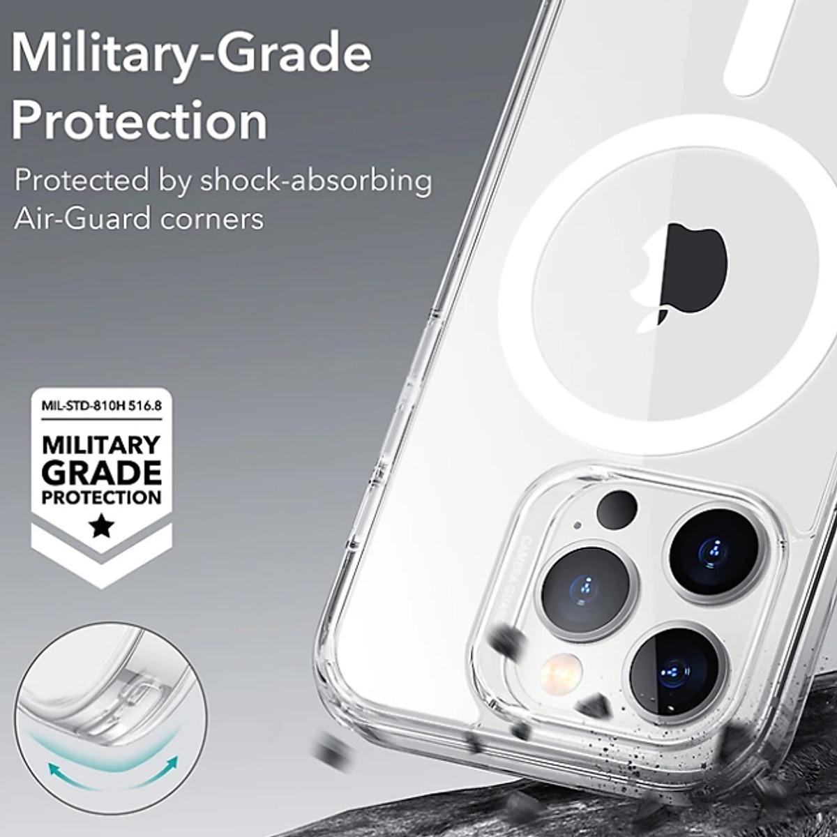 Ốp Lưng dành cho iPhone 13 Pro Max bảo vệ camera trong suốt chống ố hỗ trợ sạc từ chính hãng Memumi - Hàng Chính Hãng