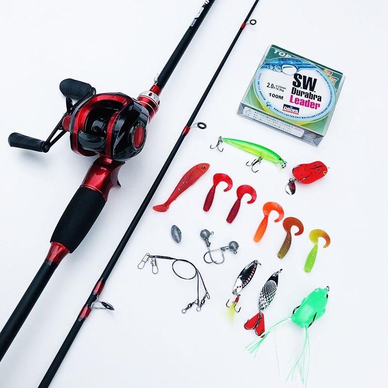 Bộ cần câu lure máy ngang DYAWA kèm phụ kiện - AnhNamFishing