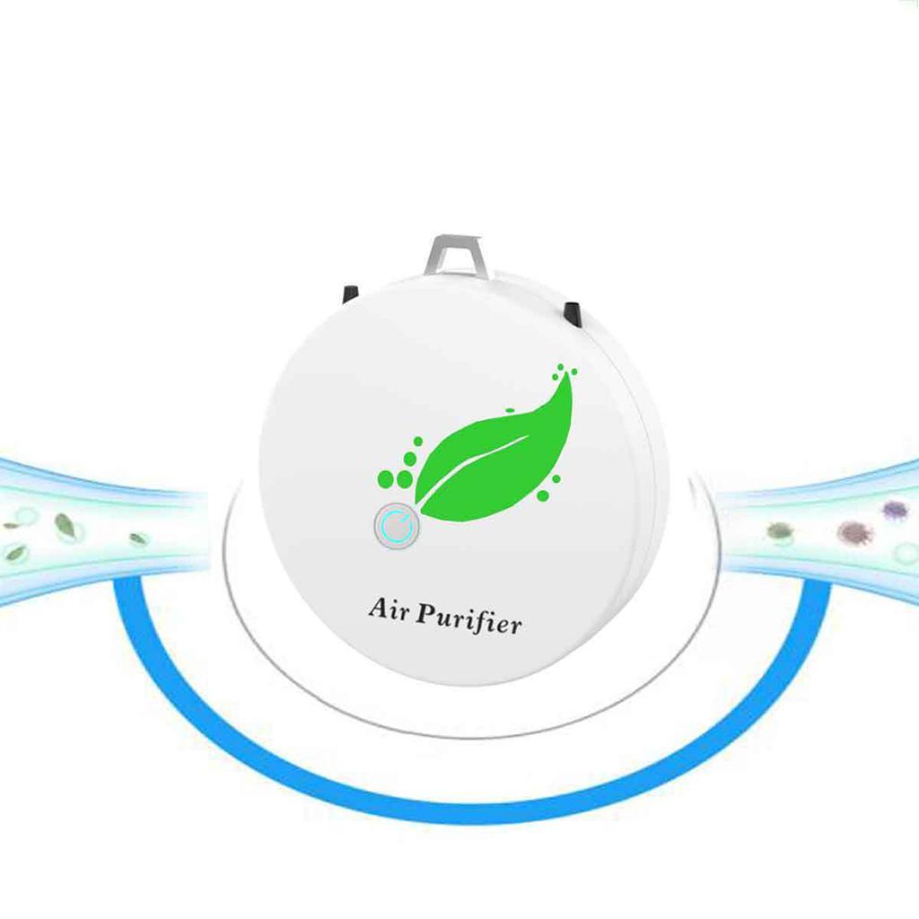 Portable Wearable Necklace Air Purifier Negative Ion Generator