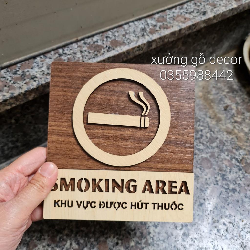 Bảng Cấm hút thuốc, biển báo No smoking, bảng báo No smoking, bảng cấm hút thuốc, khu vực hút thuốc giá rẻ.