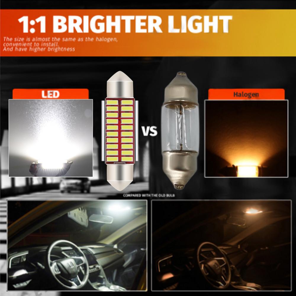 Bóng đèn led siêu sáng lắp trần xe VF3, Limo green