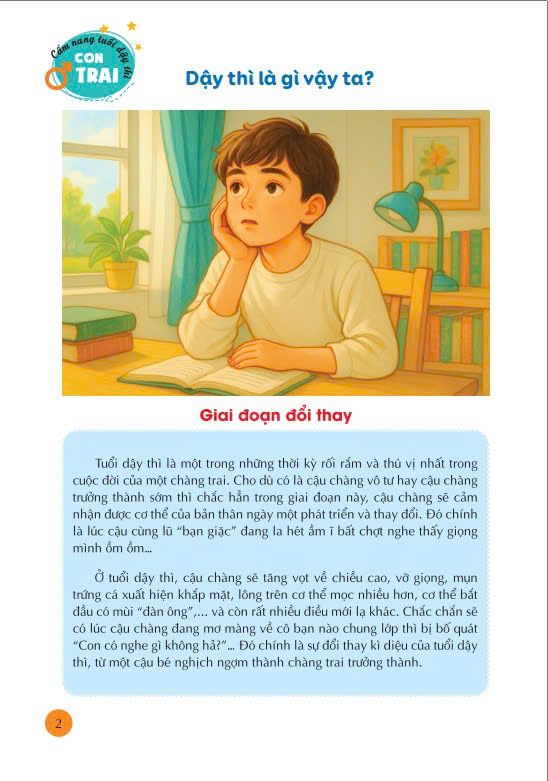 Sách - Cẩm Nang Tuổi Dậy Thì Con Trai - Ndbooks