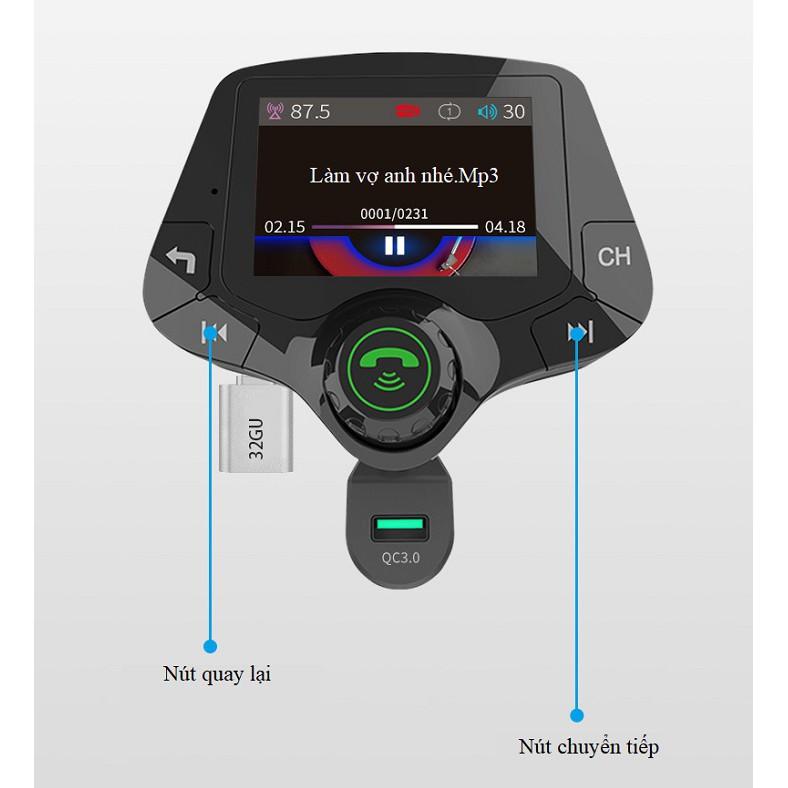 Bộ chuyển MP3 - FM trên ô tô có Bluetooth G24