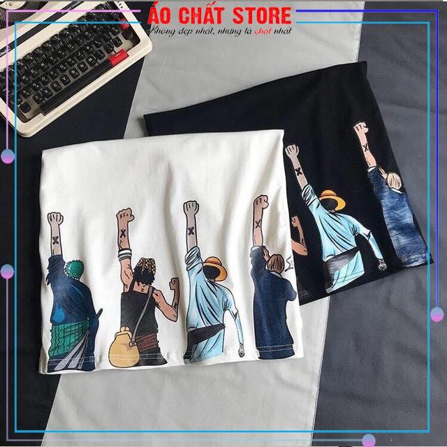 Áo thun One Piece tay lỡ unisex siêu chất | Áo Luffy tay lỡ form rộng đẹp AC4