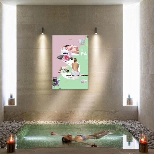 Tranh treo tường beauty spa sáng tạo | Poster spa dán tường W4291