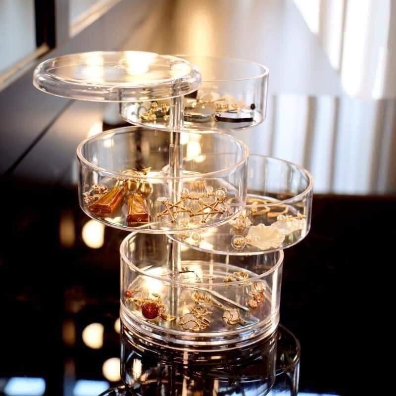 Kệ 4 tầng đựng trang sức đẹp long lanh