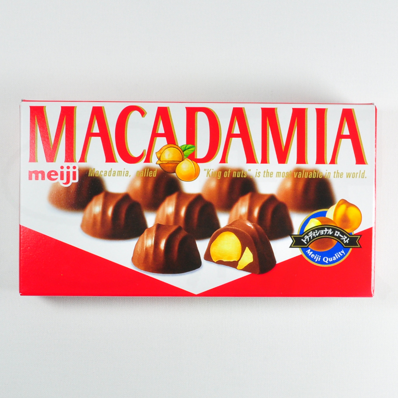 Socola nhân Macadamia. Meiji 64g