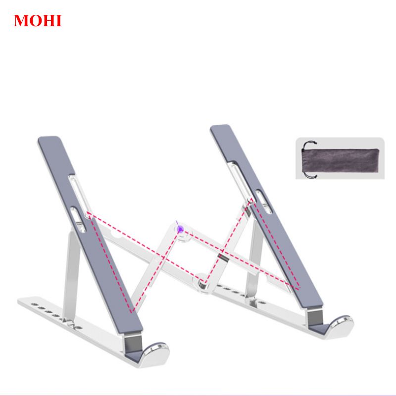Giá Đỡ Laptop, Máy Tính Bảng MOHI KG01 Có Thể Gấp Gọn - Hàng Chính Hãng
