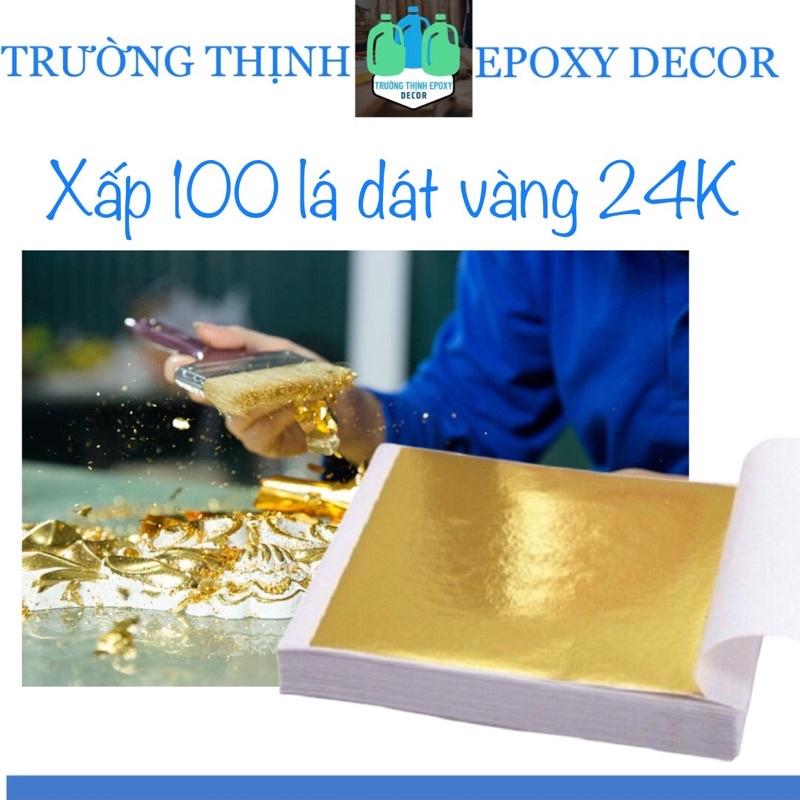 100 Lá Dát Vàng 24 K Nhiều Màu  - Trường Thịnh Sài Gòn