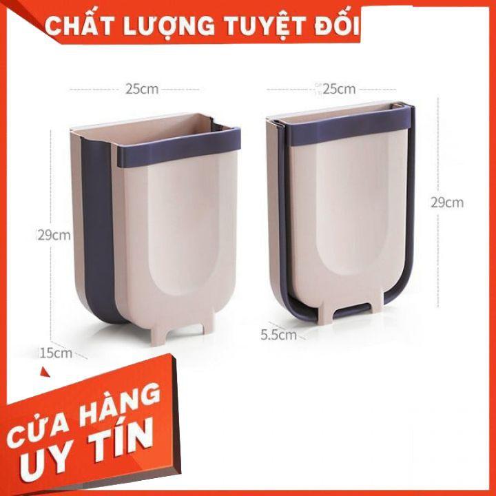 Thùng Rác Gấp Gọn Thông Minh Treo Cửa Tủ Nhà Bếp, Thùng Rác Gấp Gọn Cài Cánh Cửa Tiện Lợi, Sang Trọng Size To