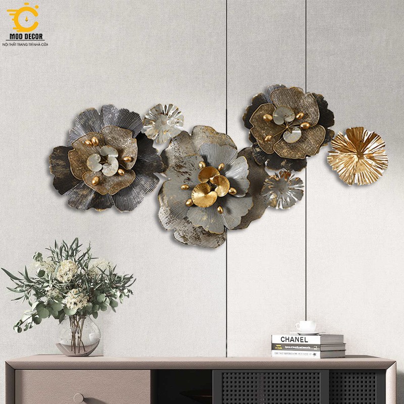 Tranh sắt treo tường trang trí MOD Decor, phong cách Bắc Âu nghệ thuật Lianzhang JJT mã 2025Đ