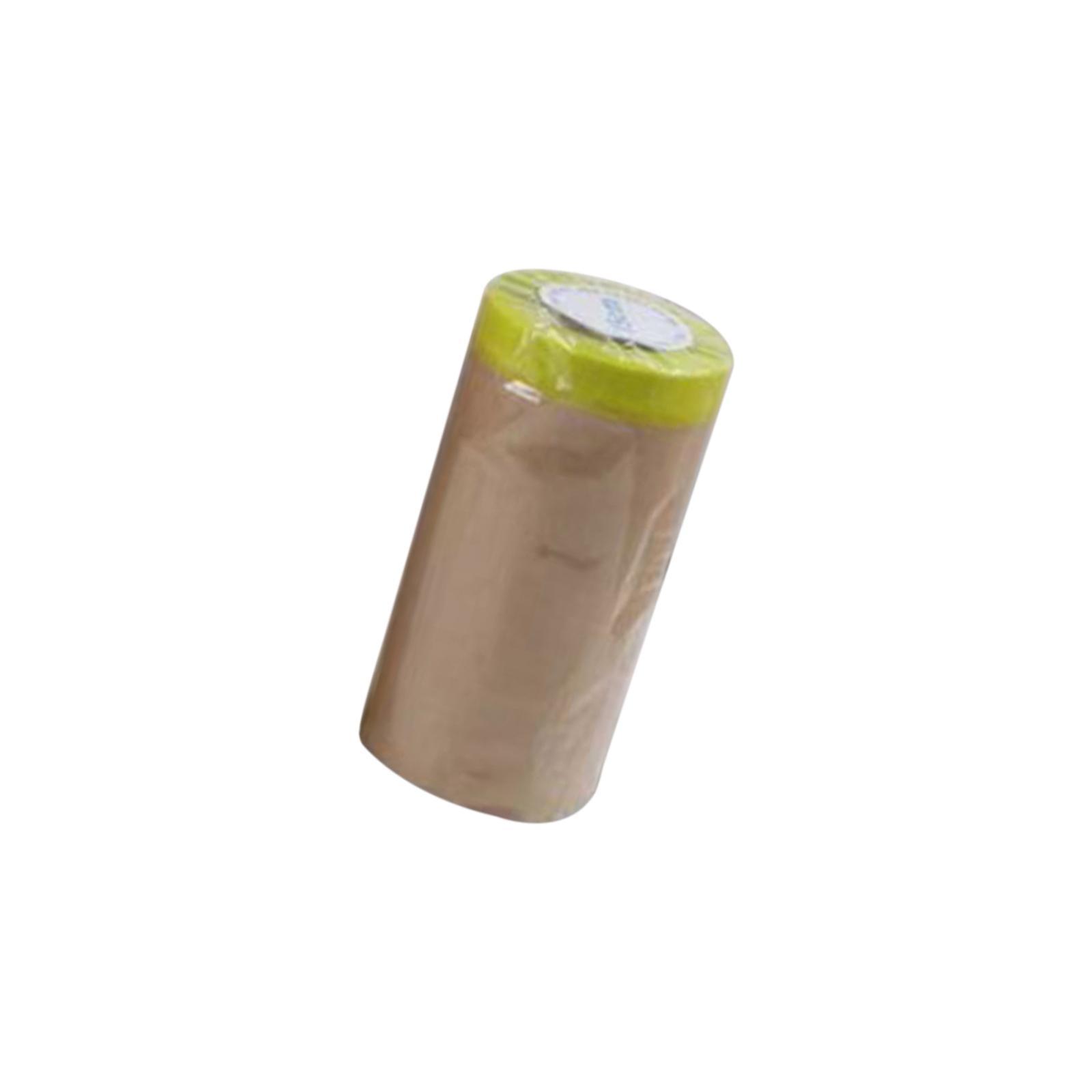Pre Taped Masking Tape Painting Tape Roll 15M Covering Anti Scratch Painting Wall Treatment for Projects Wall Automotive Covering Skirting
