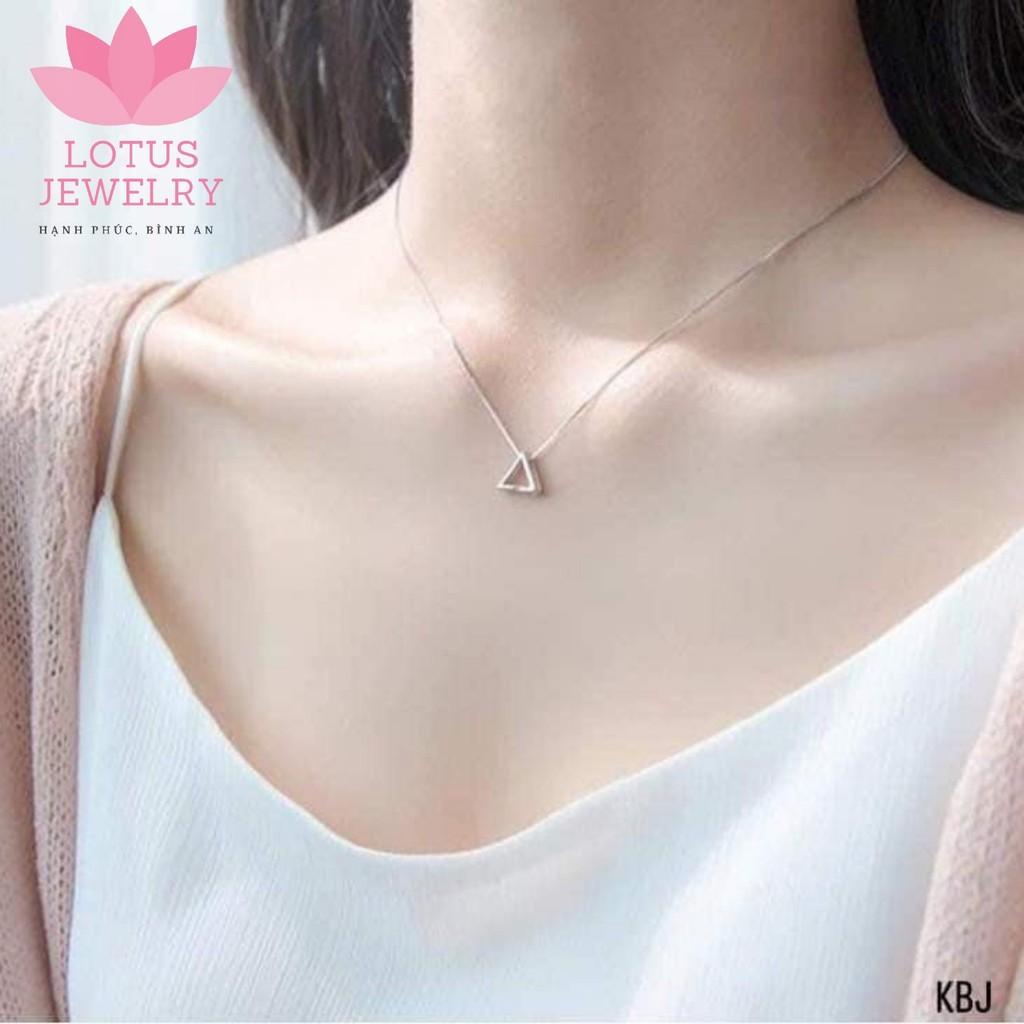 Dây Chuyền Bạc 925 Cho Nữ Kiểu Dáng Đơn Giản Dễ Phối Đồ
