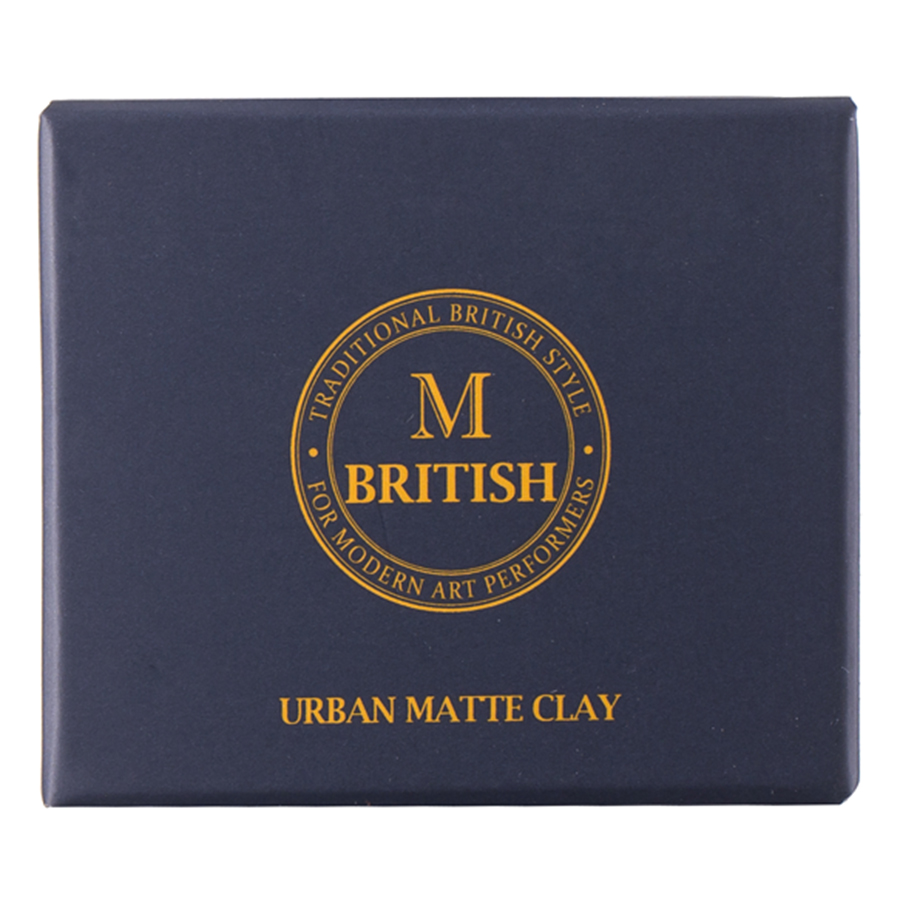 Sáp vuốt tóc cao cấp BRITISH M Urban Matte Clay - 20g