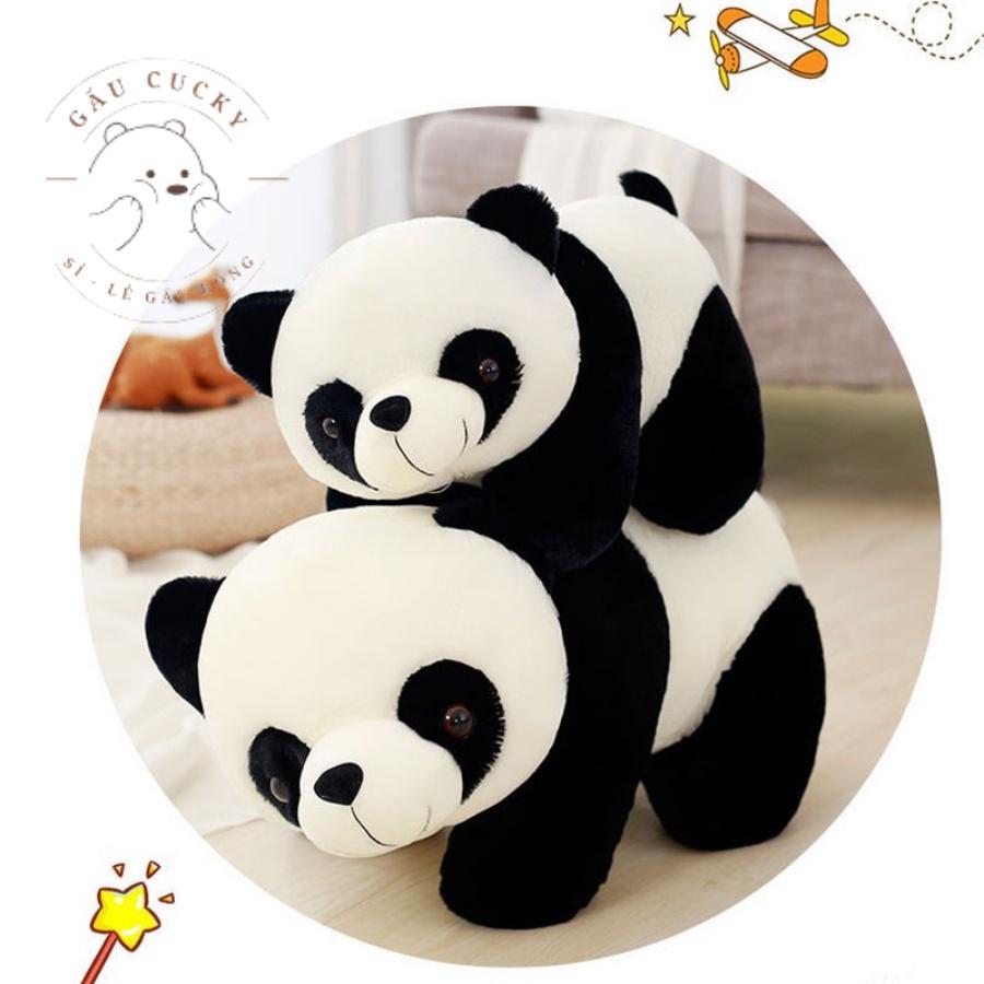 GẤU BÔNG GẤU TRÚC PANDA SIÊU DỄ THƯƠNG 60CM