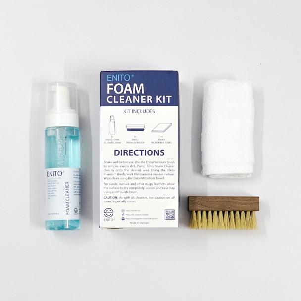 Bộ Vệ Sinh Giày Dạng Xịt Bọt Enito Foam Cleaner Kit - Chuyên Dùng Để Vệ Sinh Giày Sneaker