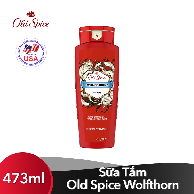 Sữa Tắm Old Spice Wolfthorn Body Wash 473ml