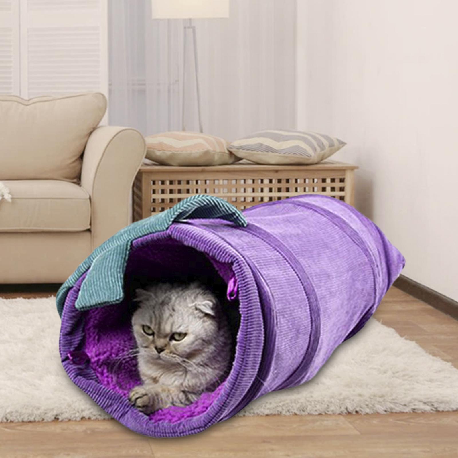 2 Pcs Pets Cats Hamster Tunnel Toys Tube Tent Guinea Pig Hedgehog Mice Rat